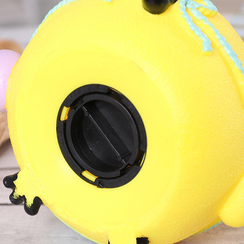 ELECTROPRIME Children Toys Money Chicken Saving Boxes Cute Cartoon Coin Money Box, Size:13x11x11cm(Yellow)