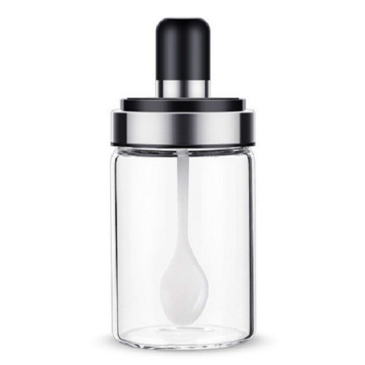 ELECTROPRIME Kitchenware Seasoning Jar Spoon Cover Integrated Sealing Moisture-proof Cruet, Color:Stainless Steel Spoon