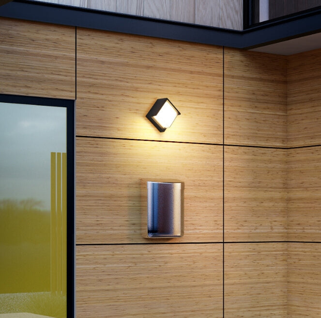 ELECTROPRIME 16cm Round Shape 10W 3000K Patio Porch Garden Light Outdoor IP54 Waterproof LED Wall Lamp
