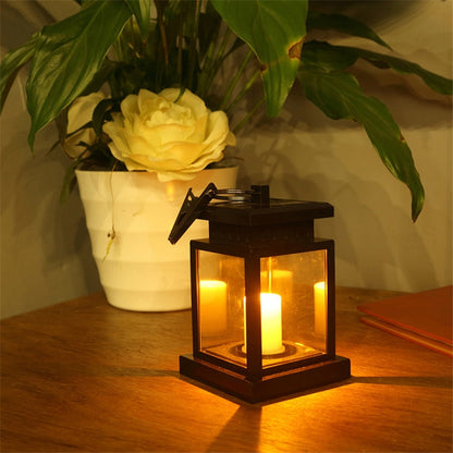 ELECTROPRIME Solar Candle Light Retro Outdoor Waterproof LED Garden Light