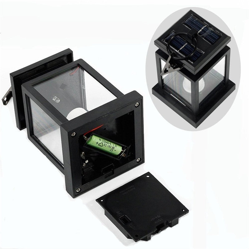 ELECTROPRIME Solar Candle Light Retro Outdoor Waterproof LED Garden Light