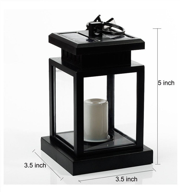 ELECTROPRIME Solar Candle Light Retro Outdoor Waterproof LED Garden Light
