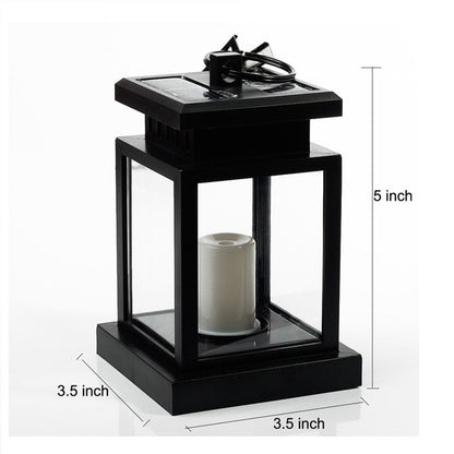 ELECTROPRIME Solar Candle Light Retro Outdoor Waterproof LED Garden Light