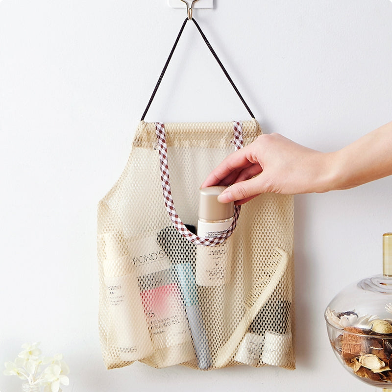 ELECTROPRIME 2 PCS Creative Kitchen Vegetable Onion Potato Storage Hanging Bag Hollow Breathable Mesh Bag Kitchen Garlic Ginger Mesh Storage Bag