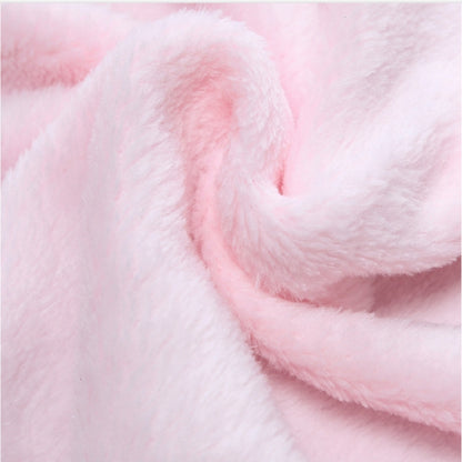 ELECTROPRIME Cute Animal Cartoon Babies Blanket Kids Hooded Bathrobe Toddler Baby Bath Towel(Pink)