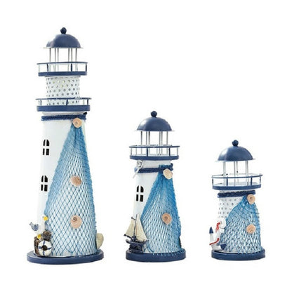 ELECTROPRIME Creative Decorative Wrought Iron Flash Tower LED Night Light, Size:Large 30cm