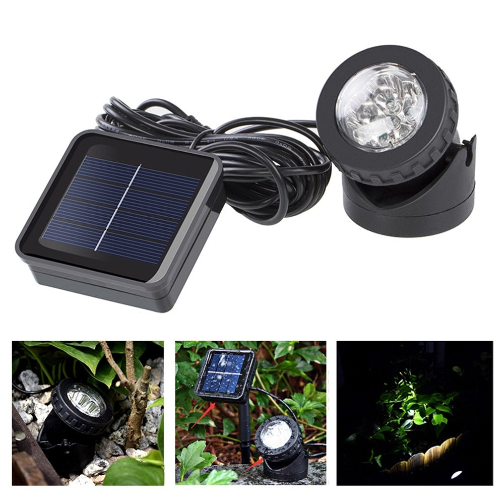 ELECTROPRIME Outdoor Solar Spotlight Pool Garden Lighting Landscape Dual-use IP65 Solar LED Light