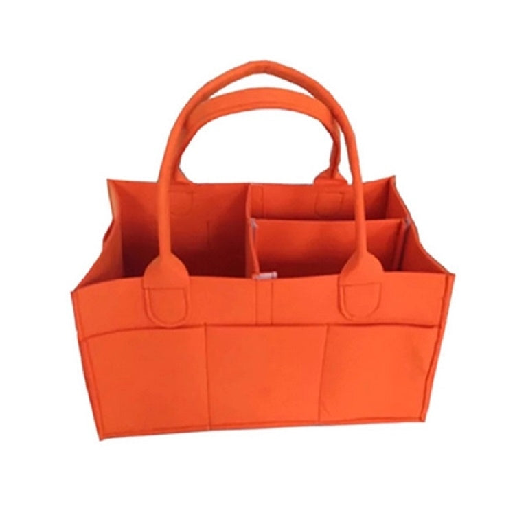 ELECTROPRIME Mummy Bag Storage Multifunctional Maternity Handbags Organizer Stroller Accessories, Size:33x23x18cm, Color:Orange