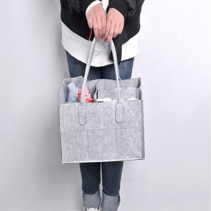 ELECTROPRIME Mummy Bag Storage Multifunctional Maternity Handbags Organizer Stroller Accessories, Size:33x23x18cm, Color:Orange