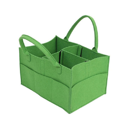 ELECTROPRIME Mummy Bag Storage Multifunctional Maternity Handbags Organizer Stroller Accessories, Size:33x23x18cm, Color:Green