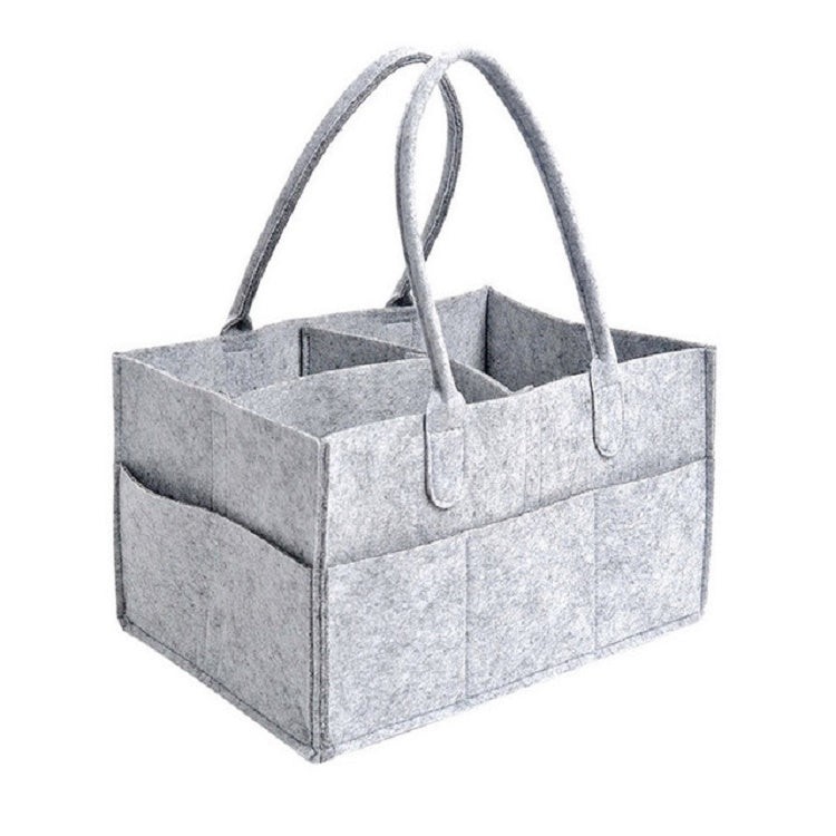 ELECTROPRIME Mummy Bag Storage Multifunctional Maternity Handbags Organizer Stroller Accessories, Size:33x23x18cm, Color:Light Gray