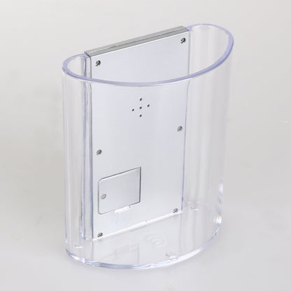 ELECTROPRIME Transparent Desk Clock Pencil Holder Removable Desktop Table Digital Clock