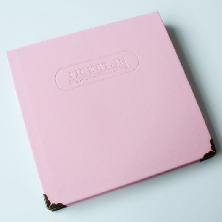 ELECTROPRIME Bill Storage Book Concert Tickets Movie Ticket Train Ticket Favorites Albums Book(Pink)