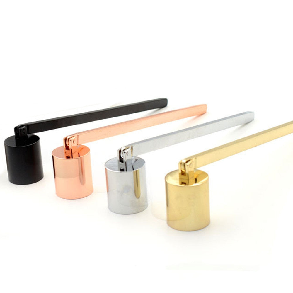 ELECTROPRIME Candle Extinguisher Cover Candle Candle Hood Candle Candle Scent Candle Tool, Color:Silver