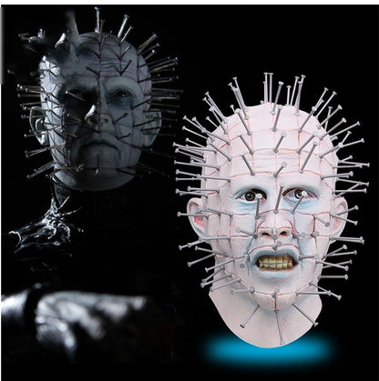 ELECTROPRIME Halloween hat Hellraiser Scary Pinhead Masks Grimace Monster Adult Cosplay