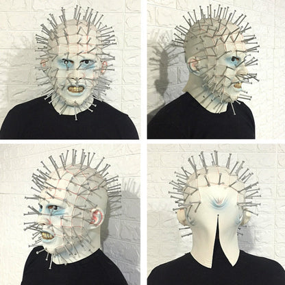 ELECTROPRIME Halloween hat Hellraiser Scary Pinhead Masks Grimace Monster Adult Cosplay