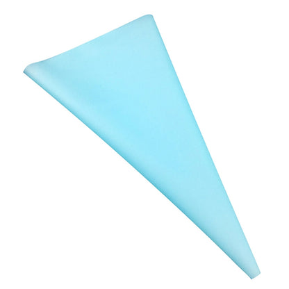 ELECTROPRIME 4 in 1 Silicone Icing Piping Cream Pastry Bag Nozzle DIY Cake Decorating Tools Set(EVA Bag Blue 4 Mixed)