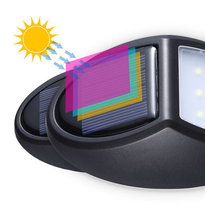 ELECTROPRIME 10 LEDs SMD 2835 Solar Powered IP65 Waterproof Outdoor Courtyard LED Wall Light