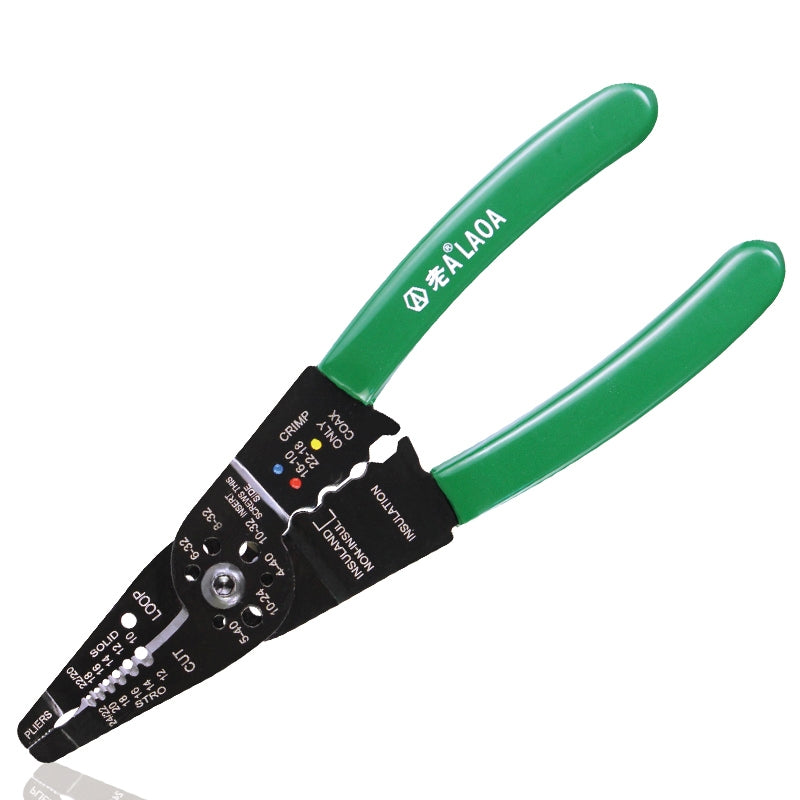 ELECTROPRIME 8 Inch Multi-function Cable Insulation Cutting Wire Stripper Electrician Repair Tool