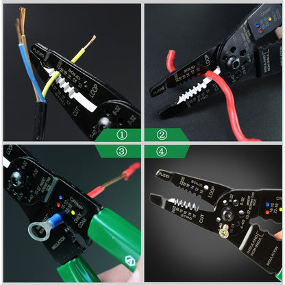 ELECTROPRIME 8 Inch Multi-function Cable Insulation Cutting Wire Stripper Electrician Repair Tool