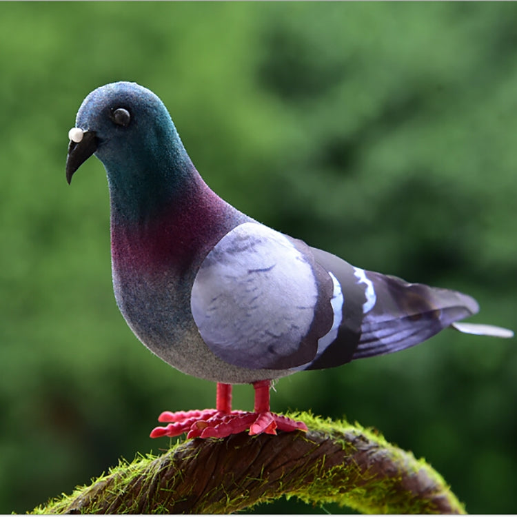 ELECTROPRIME 2 PCS Simulation Foam Pigeon Model Home Garden Ornament Miniature Decor