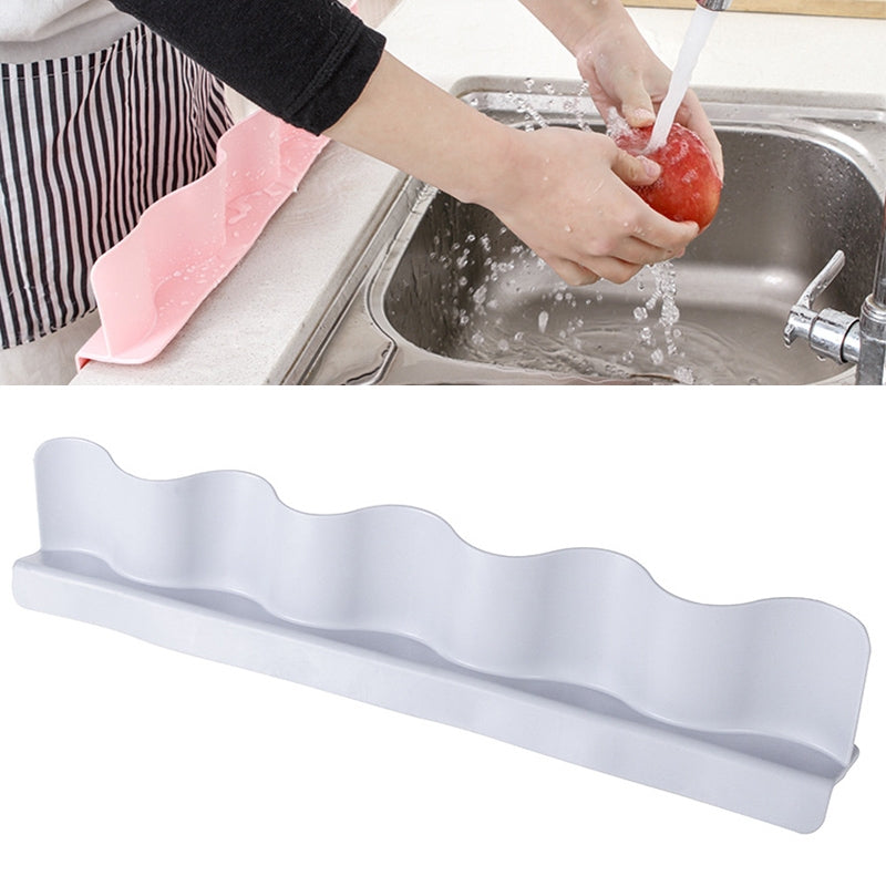 ELECTROPRIME Home Kitchen Sucker Type Splash Guard Flap Kitchen Tool Water Separator(Gary)