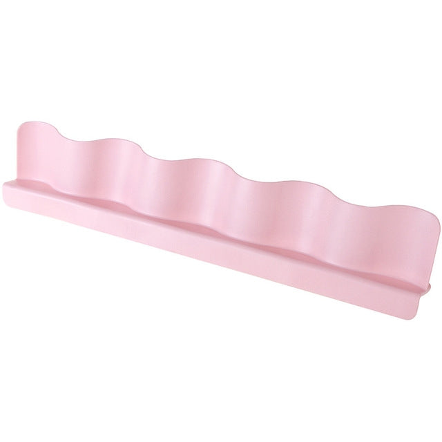 ELECTROPRIME Home Kitchen Sucker Type Splash Guard Flap Kitchen Tool Water Separator(Pink)