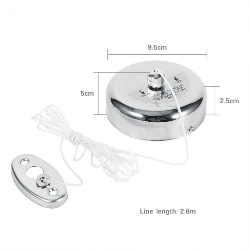 ELECTROPRIME Portable Stainless Steel Wall Hanging Retractable Clothesline Indoor Clothes Drying Rack