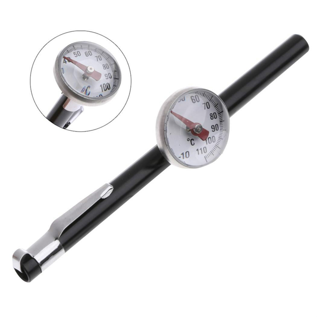 ELECTROPRIME 2 PCS  Probe Type Household Food Thermometers for Measuring Liquid Food(Silver black)