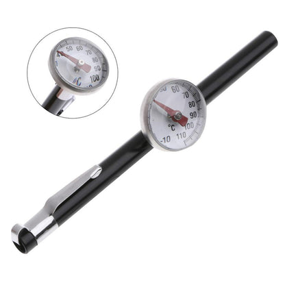 ELECTROPRIME 2 PCS  Probe Type Household Food Thermometers for Measuring Liquid Food(Silver black)