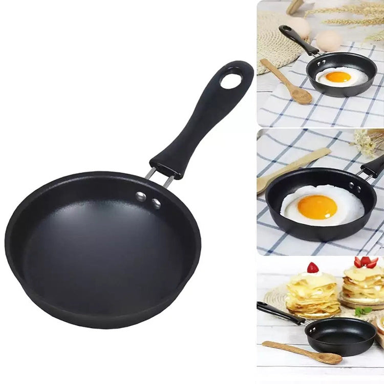 ELECTROPRIME Mini Egg Frying Panpure Non-Stick  Flat Bottom Pan Multicooker, Size:12cm