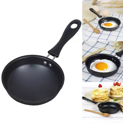 ELECTROPRIME Mini Egg Frying Panpure Non-Stick  Flat Bottom Pan Multicooker, Size:12cm