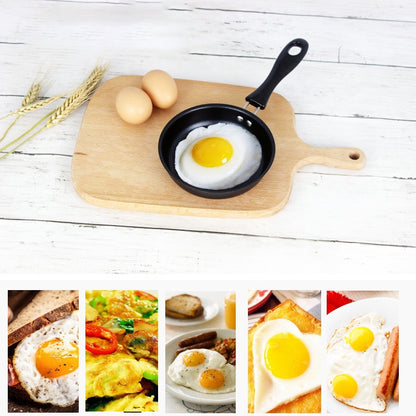 ELECTROPRIME Mini Egg Frying Panpure Non-Stick  Flat Bottom Pan Multicooker, Size:12cm