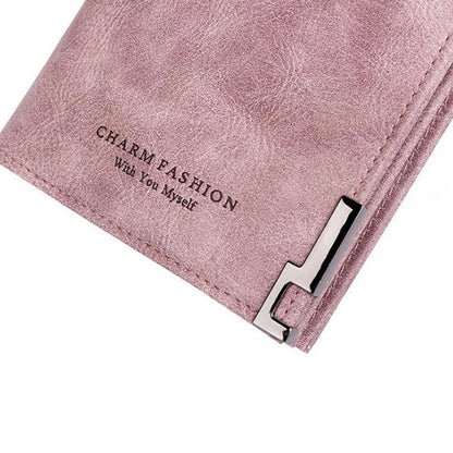 ELECTROPRIME Fashion Ladies Zipper Long Dull Polish Retro PU Leather Wallet Clutch Coin Purse(Dark green)