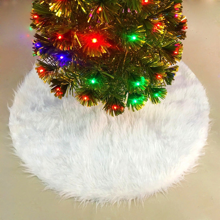ELECTROPRIME 2 PCS Christmas Plush Christmas Tree Bottom Decoration Tree Skirt, Size:78x78cm
