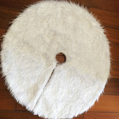 ELECTROPRIME 2 PCS Christmas Plush Christmas Tree Bottom Decoration Tree Skirt, Size:78x78cm