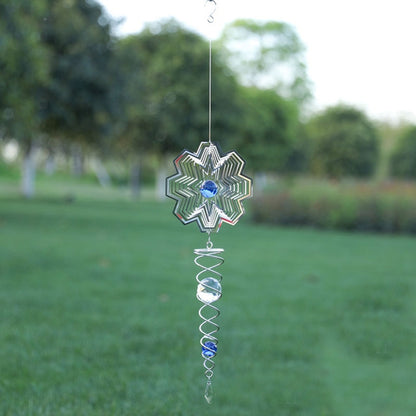 ELECTROPRIME Foldable Metal Sheets Iron Wire Wind Chimes Home Garden Decoration(W001)