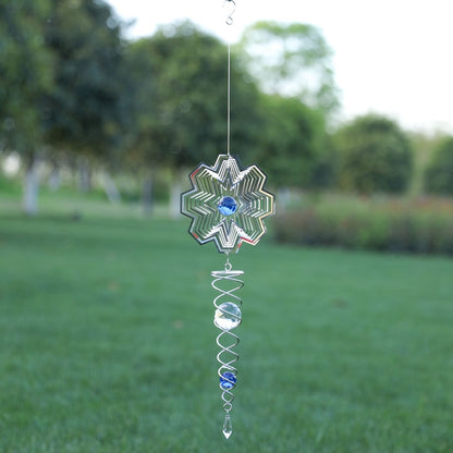 ELECTROPRIME Foldable Metal Sheets Iron Wire Wind Chimes Home Garden Decoration(W001)