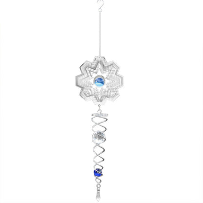 ELECTROPRIME Foldable Metal Sheets Iron Wire Wind Chimes Home Garden Decoration(W001)