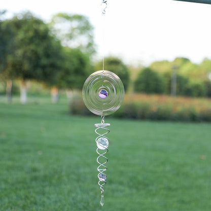 ELECTROPRIME Foldable Metal Sheets Iron Wire Wind Chimes Home Garden Decoration(W004)