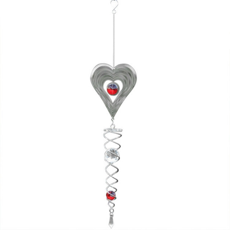 ELECTROPRIME Foldable Metal Sheets Iron Wire Wind Chimes Home Garden Decoration(W011)