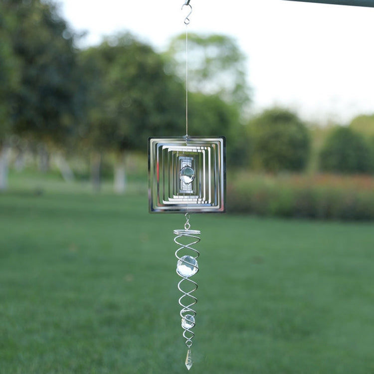 ELECTROPRIME Foldable Metal Sheets Iron Wire Wind Chimes Home Garden Decoration(W014)