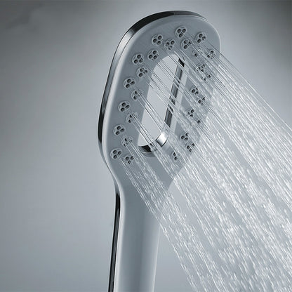 ELECTROPRIME Bathroom Handheld Chrome ABS Water Saving Pressurization Massage Shower Head