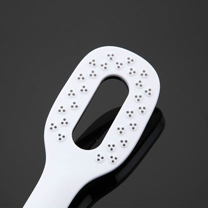 ELECTROPRIME Bathroom Handheld Chrome ABS Water Saving Pressurization Massage Shower Head