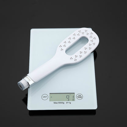 ELECTROPRIME Bathroom Handheld Chrome ABS Water Saving Pressurization Massage Shower Head