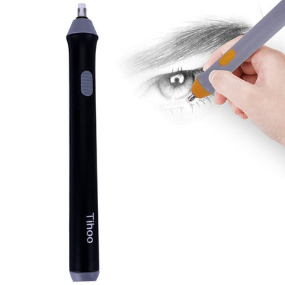 ELECTROPRIME TC8302 Sketch Drawing Automatic Pencil Electric Eraser Art Supplies Student Stationery(Black)