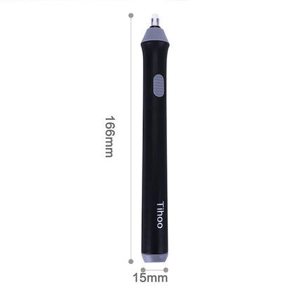 ELECTROPRIME TC8302 Sketch Drawing Automatic Pencil Electric Eraser Art Supplies Student Stationery(Black)