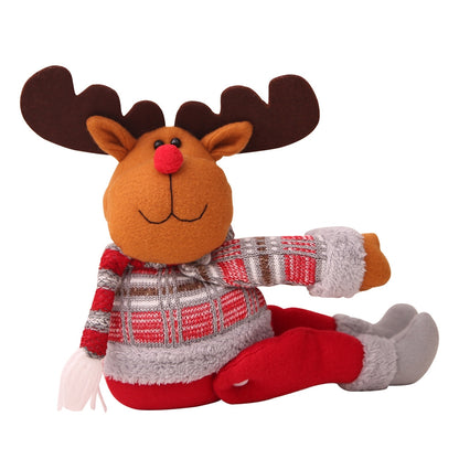 ELECTROPRIME Home Decor Christmas Cartoon Doll Curtain Buckle(Elk)