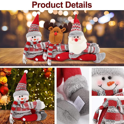 ELECTROPRIME Home Decor Christmas Cartoon Doll Curtain Buckle(Elk)