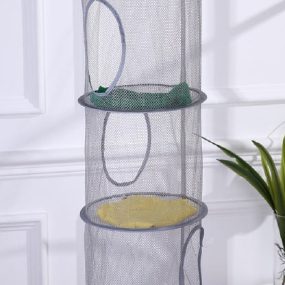 ELECTROPRIME Foldable and Ventilated Four Box Toy Storage and Drying Basket(Yellow)